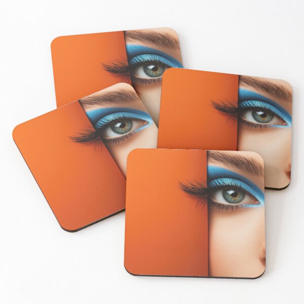 Item preview, Bold eye makeup shows art designed and sold by anytka.