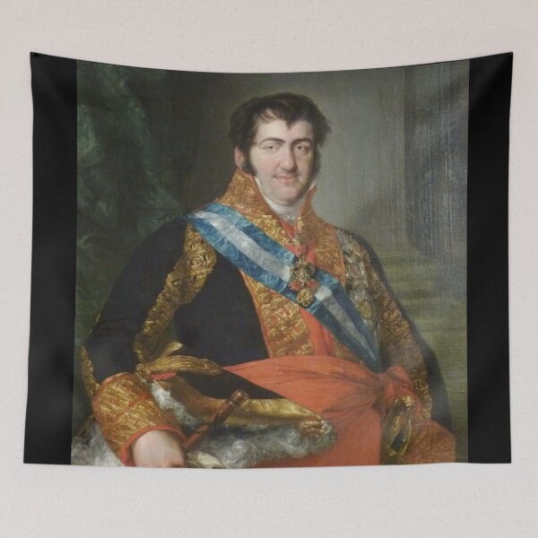 Item preview, Portrait of King Ferdinand VII of Spain designed and sold by Vintage Designs +.