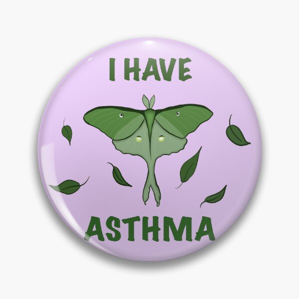 Item preview, Asthma awareness: Luna moth  designed and sold by NyxOJ.