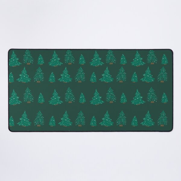 Item preview, Christmas trees on green designed and sold by katerosestudios.