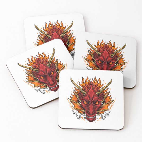 Item preview, Red dragon oriental mythology designed and sold by Joncasmiart.