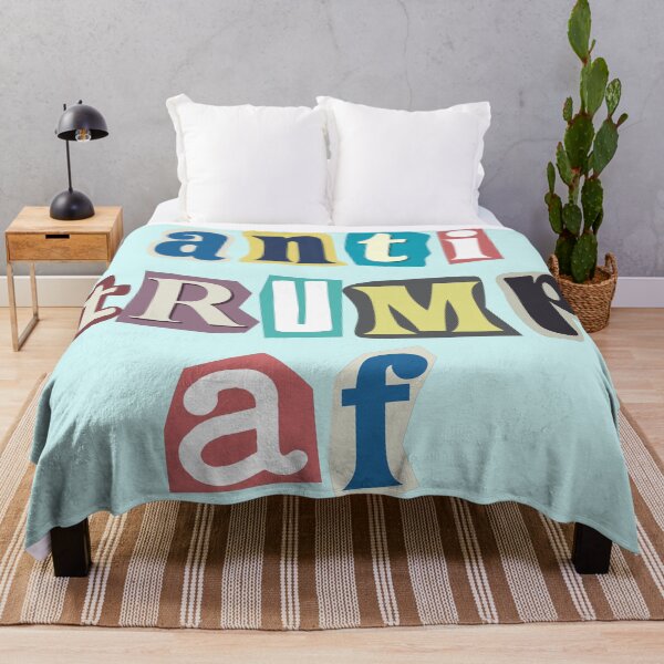 Item preview, Anti Trump AF Ransome Letters T-Shirts Hoodies Hats Mugs Pins Stickers Magnets Posters  Anti Trump Anti MAGA Anti Fascism Tees Gifts Resistance Protest Activist designed and sold by allfreelance.