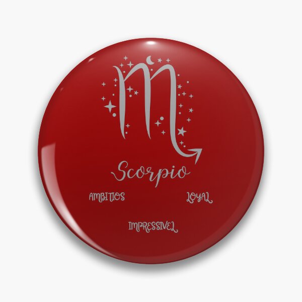 Item preview, Scorpio Zodiac Art – Ambitious, Loyal, Impressive Horoscope Design designed and sold by SmyrnaArtGalery.