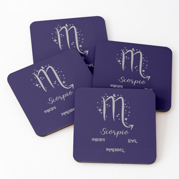 Item preview, Scorpio Zodiac Art – Ambitious, Loyal, Impressive Horoscope Design designed and sold by SmyrnaArtGalery.