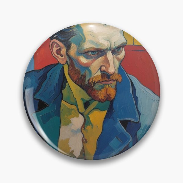 Item preview, Expressionist Portrait in Vibrant Colors designed and sold by Rue Market.