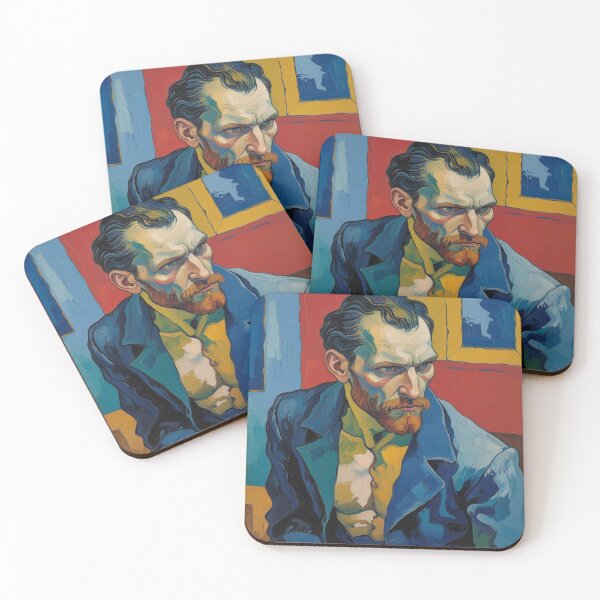 Item preview, Expressionist Portrait in Vibrant Colors designed and sold by Rue Market.