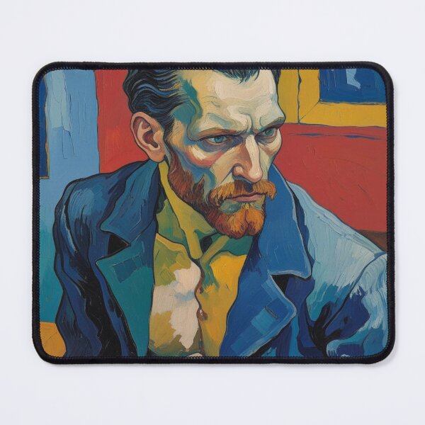 Item preview, Expressionist Portrait in Vibrant Colors designed and sold by Rue Market.