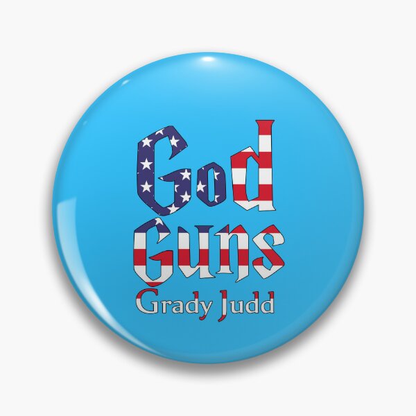 Item preview, God Guns Grady Judd American Flag gift idea for sheriff youth ranch designed and sold by Show-room.