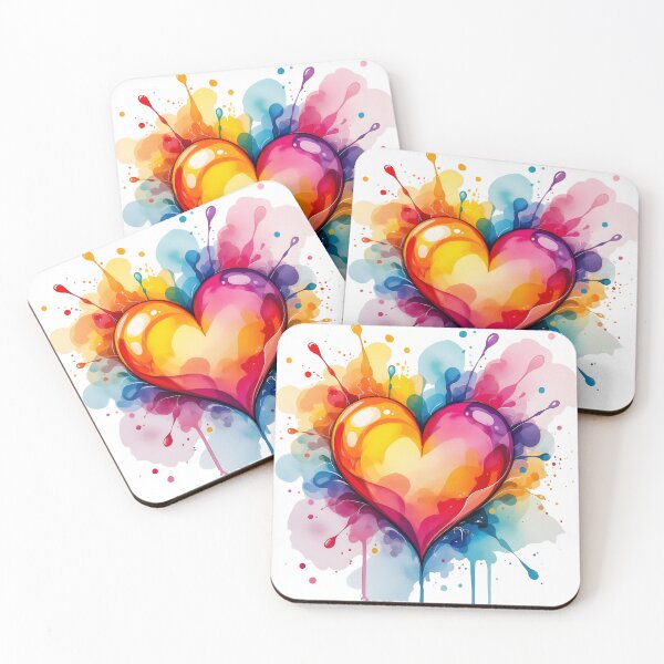Item preview, Colorful Artistic Heart Burst designed and sold by Marcu Ioachim.