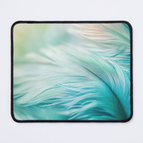 Item preview, Delicate turquoise feather texture designed and sold by anytka.