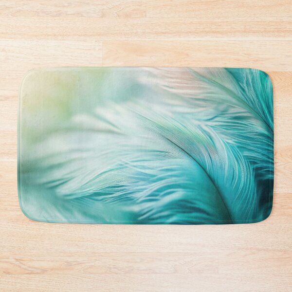 Item preview, Delicate turquoise feather texture designed and sold by anytka.