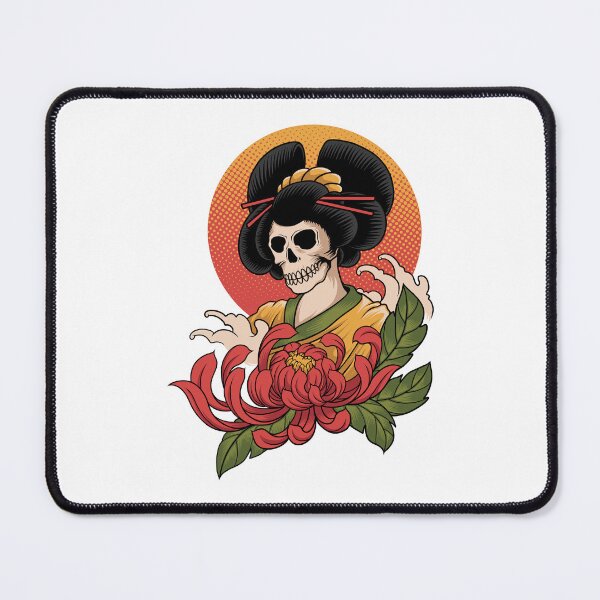 Item preview, Geysha skull oriental mythology designed and sold by Joncasmiart.
