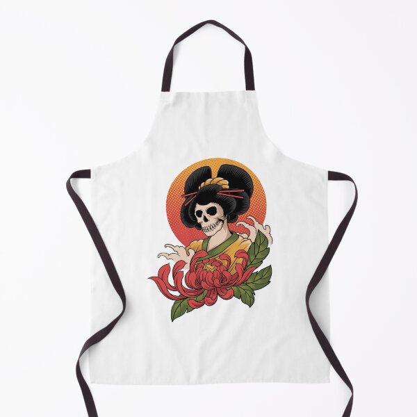 Item preview, Geysha skull oriental mythology designed and sold by Joncasmiart.
