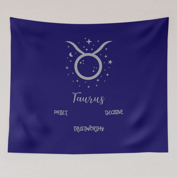 Item preview, Taurus Zodiac Art – Patient, Decisive, Trustworthy Horoscope Design designed and sold by SmyrnaArtGalery.