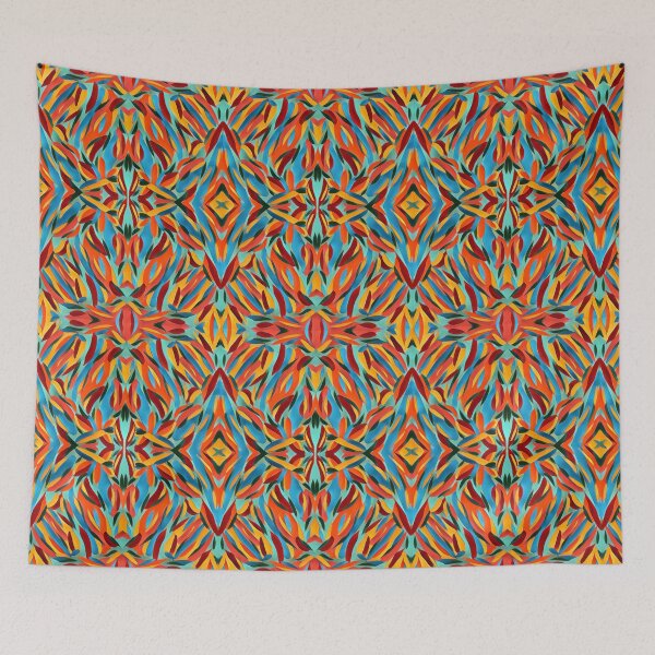 Item preview, Vibrant Tropical Abstract Pattern designed and sold by Leufia.