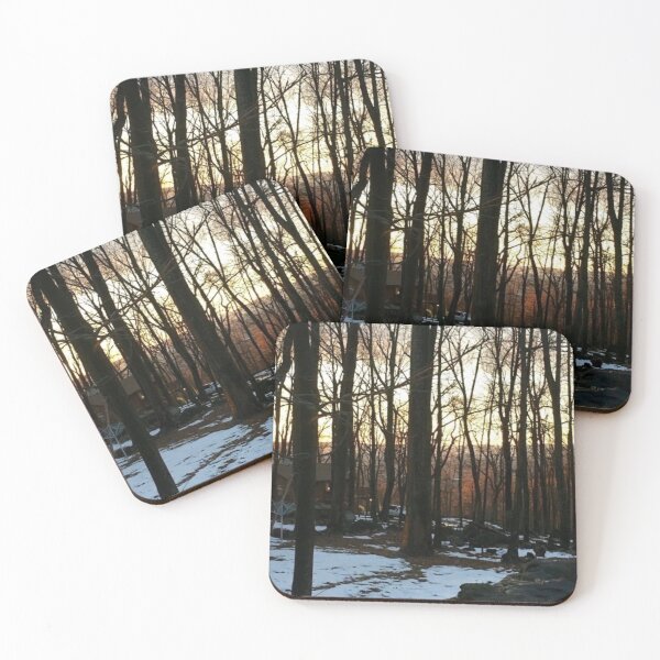 Item preview, Snowy Sunset on the Mountain designed and sold by BlackCloud42.