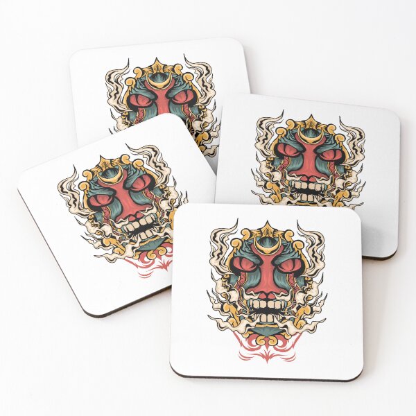 Item preview, Skull mask of Eastern mythology designed and sold by Joncasmiart.