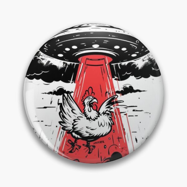 Artikelvorschau, Abduct This – Huhn gegen UFO entworfen und verkauft von Imaginarium of Chaos falcon88 .