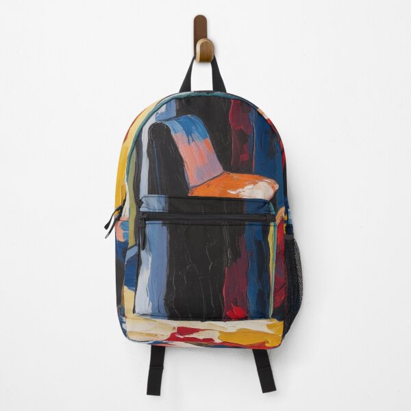 Item preview, Abstract Interior Scene with Seated Figure designed and sold by Rue Market.