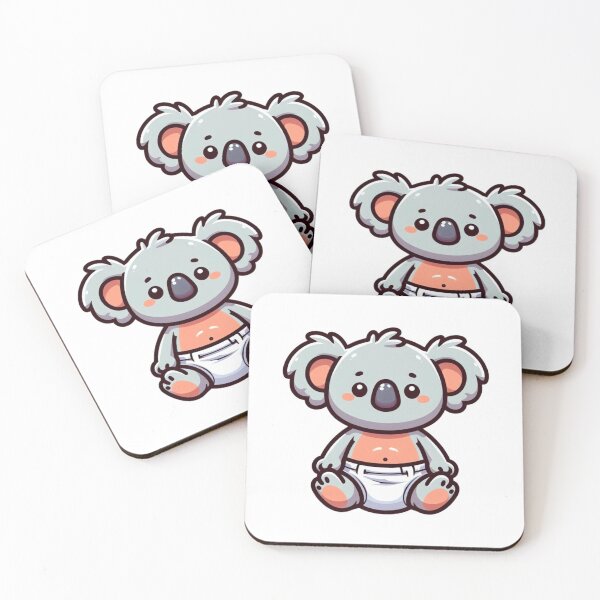 Item preview, Sleepy Baby Koala in Diaper – Cute Australian Cartoon Animal designed and sold by Confuzz1ed.