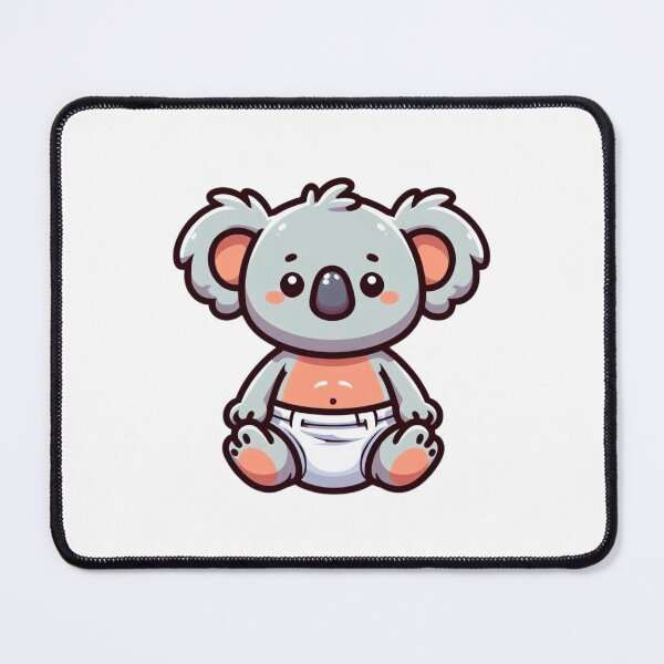 Item preview, Sleepy Baby Koala in Diaper – Cute Australian Cartoon Animal designed and sold by Confuzz1ed.