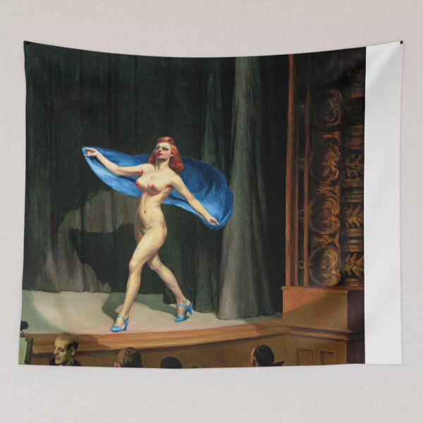 Aperçu de l'œuvre Girlie Show Edward Hopper créée et vendue par TeeARTHY.