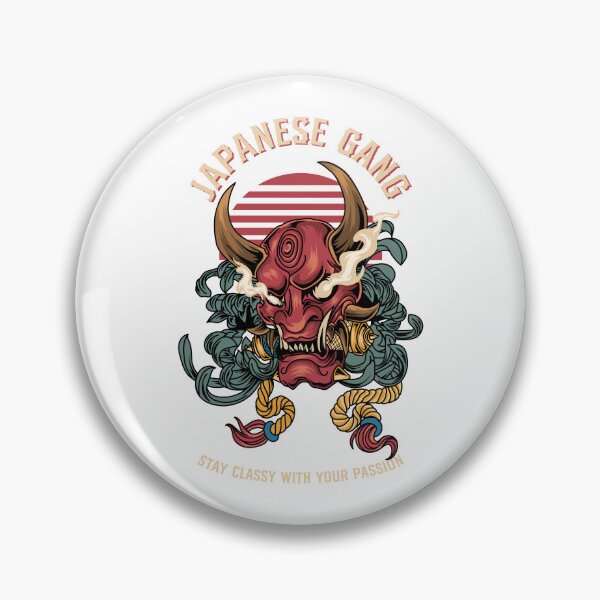 Item preview, Demon mask oriental mythology designed and sold by Joncasmiart.