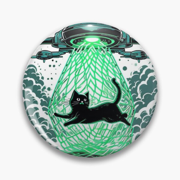 Artikelvorschau, Zapped Kitty – Alien Drone Catch entworfen und verkauft von Imaginarium of Chaos falcon88 .