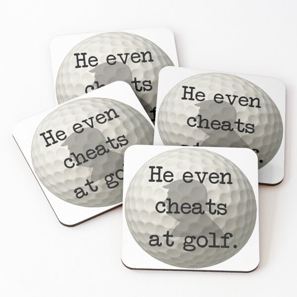 Item preview, He even cheats at golf. designed and sold by Metro Bionic.