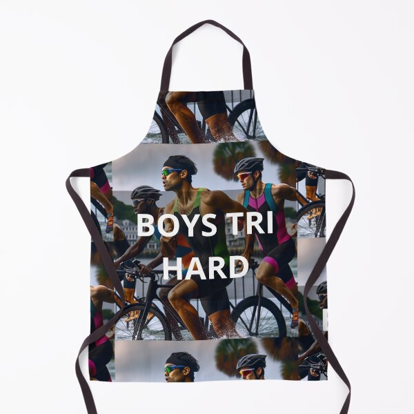 Item preview, "BOYS TRI HARD – Triathlon Team Power & Motivation Design" designed and sold by Triathlongram.