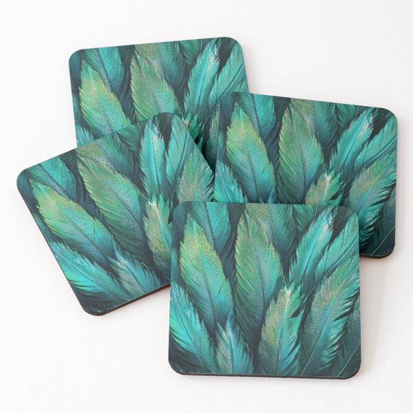 Item preview, Vibrant green feathers designed and sold by anytka.