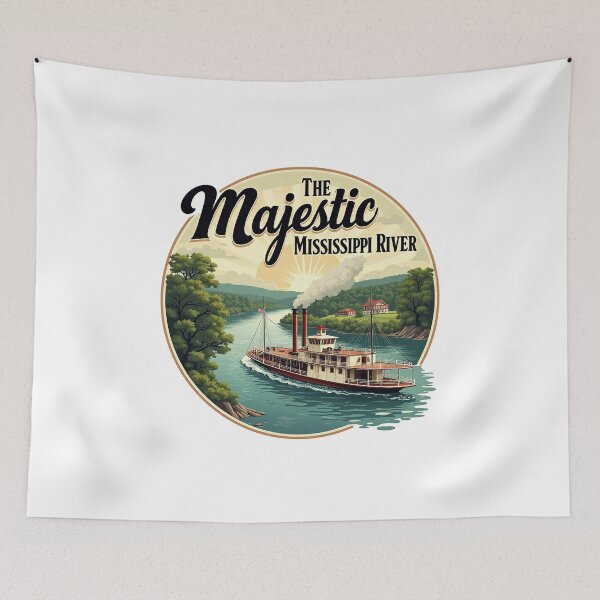 Item preview,  Mississippi River paddle steamer Mark  riverboat designed and sold by JanChryzostom.