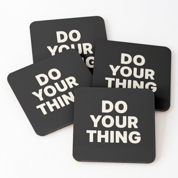Item preview, Do Your Thing – Bold Minimalist Quote by ElimsArtss designed and sold by ElimsArtss.