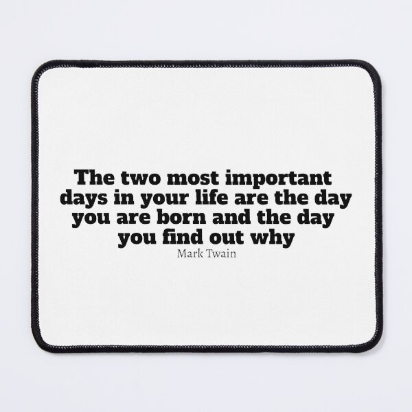 Item preview, Mark Twain Quote designed and sold by CharmStudio.