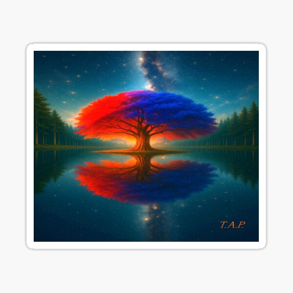Item preview, The Blurple Tree designed and sold by TapArtworks.