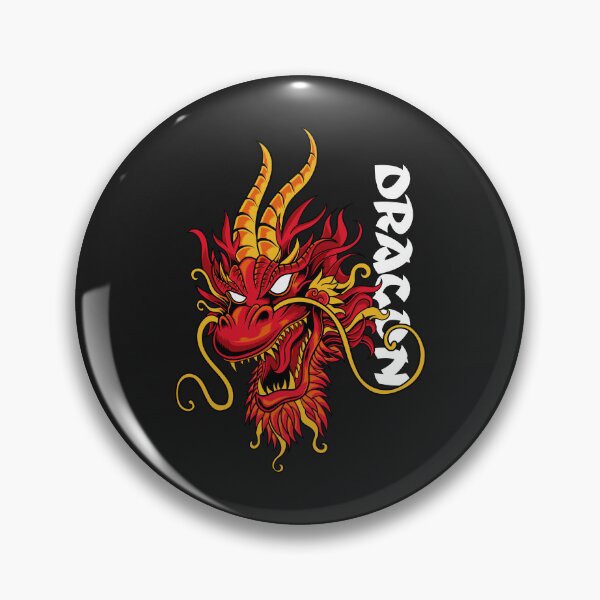 Artikelvorschau, Roter Drache mit Schnurrbart, östliche Mythologie entworfen und verkauft von Joncasmiart.