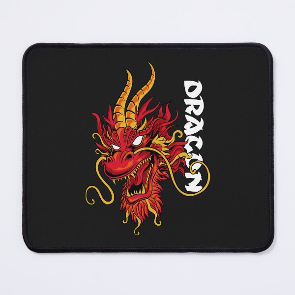 Item preview, Red dragon with a mustache, Eastern mythology designed and sold by Joncasmiart.