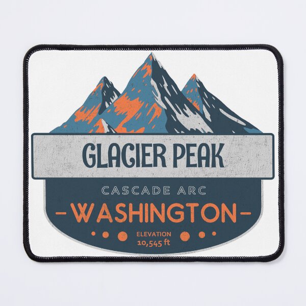 Item preview, Glacier Peak, Cascade Arc, Washington, Mountain Design designed and sold by Wanderful-roads.