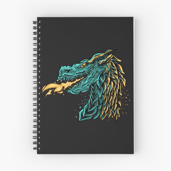 Item preview, Blue dragon with fire oriental mythology designed and sold by Joncasmiart.
