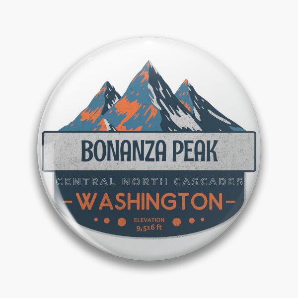 Item preview, Bonanza Peak, Central North Cascades, Washington, Mountain Design designed and sold by Wanderful-roads.