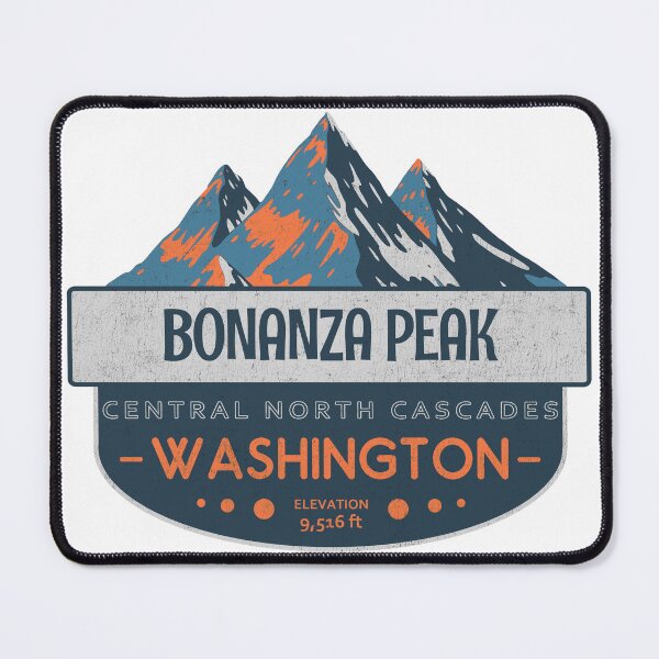 Item preview, Bonanza Peak, Central North Cascades, Washington, Mountain Design designed and sold by Wanderful-roads.