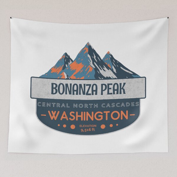 Item preview, Bonanza Peak, Central North Cascades, Washington, Mountain Design designed and sold by Wanderful-roads.