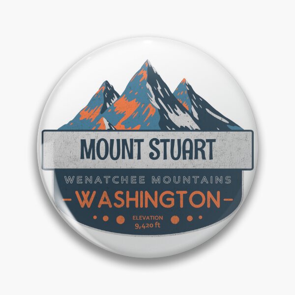 Item preview, Mount Stuart, Wenatchee Mountains, Washington, Mountain Design designed and sold by Wanderful-roads.