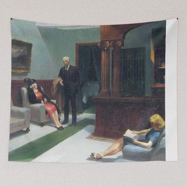 Item preview,  hotel lobby  Edward Hopper  designed and sold by TeeARTHY.