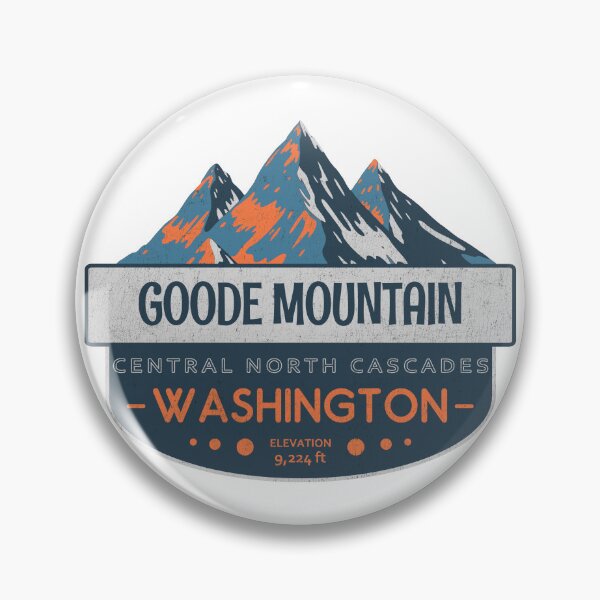 Item preview, Goode Mountain, Central North Cascades, Washington, Mountain Design designed and sold by Wanderful-roads.