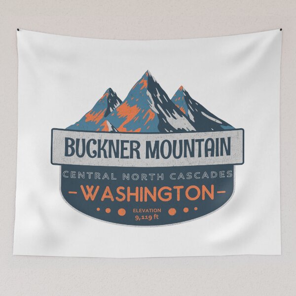 Item preview, Buckner Mountain, Central North Cascades, Washington, Mountain Design designed and sold by Wanderful-roads.