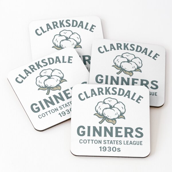 Item preview, Clarksdale Ginners Cotton States League Baseball – 1930s Vintage Logo designed and sold by BackstopAndCo.