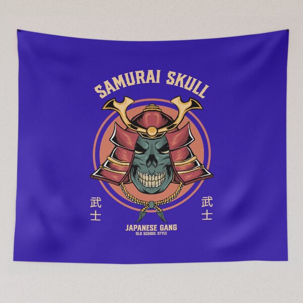 Item preview, Samurai skull with helmet, Eastern mythology designed and sold by Joncasmiart.