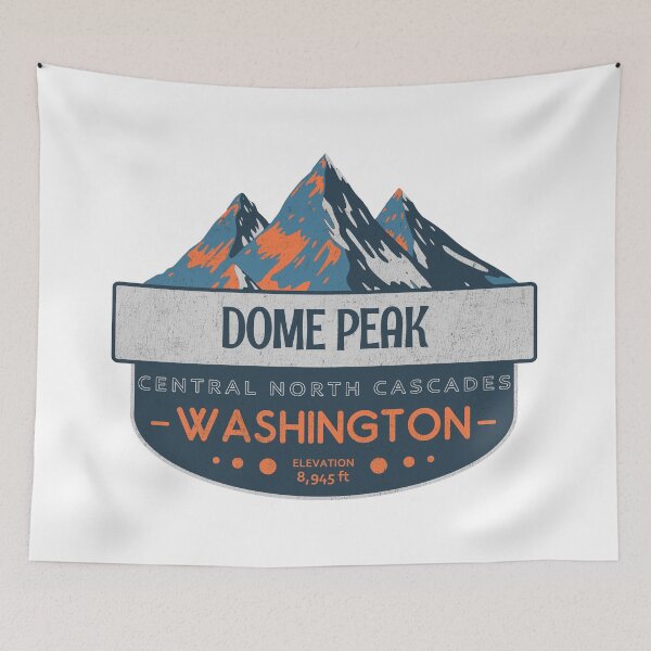 Item preview, Dome Peak, Central North Cascades, Washington, Mountain Design designed and sold by Wanderful-roads.