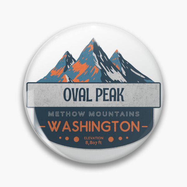 Item preview, Oval Peak, Methow Mountains, Washington, Mountain Design designed and sold by Wanderful-roads.
